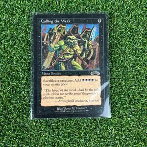 Culling the Weak #55/143 Exodus 1998 MTG Magic The Gathering Original LP/MP
